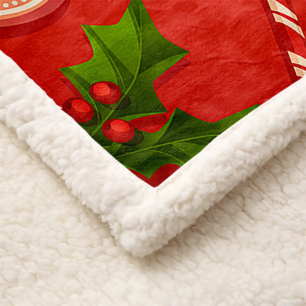 Highdi 3D Albero di Natale Coperta di Morbida Pile, Calda e Accogliente Plaid Invernale Autunnale Divano Coperta Microfibra Pelosa, per Bambini e Adulti (Boemia,150x220cm