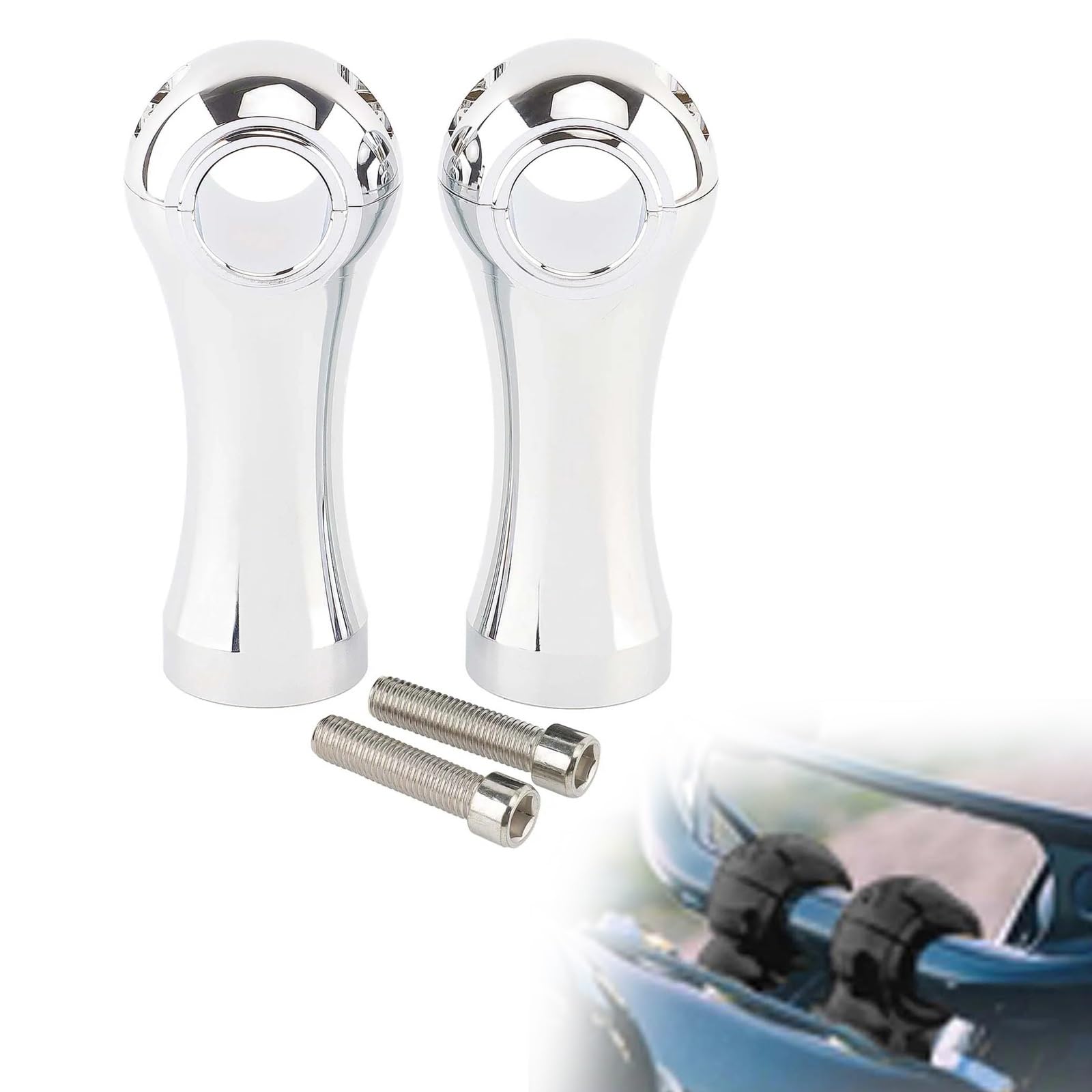 Montage de guidon moto 25mm 32mm rehausseur pour longs voyages en cruiser