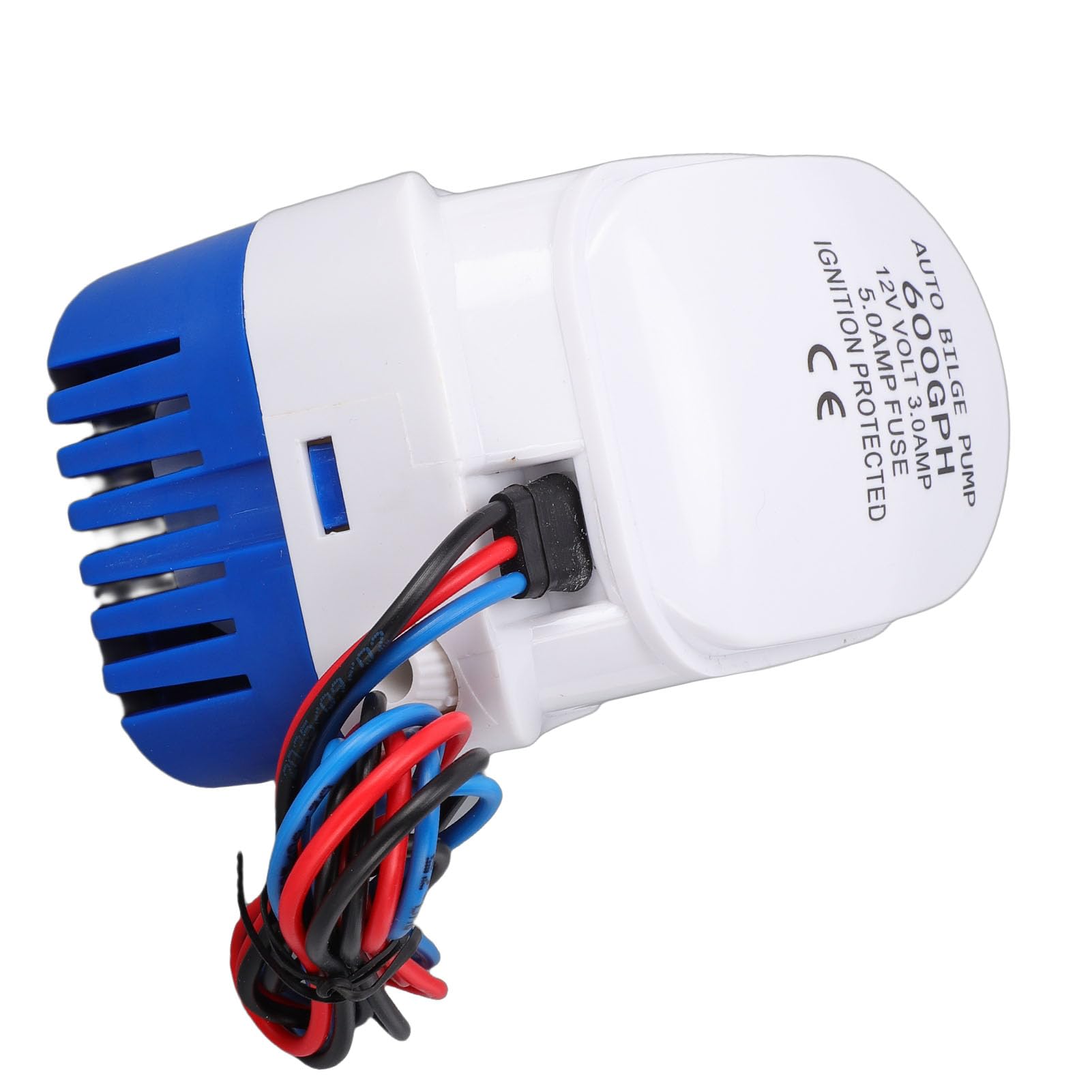 Pompa di Sentina Automatica 12V 600GPH con Interruttore a Galleggiante, Pompa 'acqua Sommergibile per Barche con Uscita da 3/4 Pollici, Filtro Rimovibile e Controllo Elettronico, Robusta