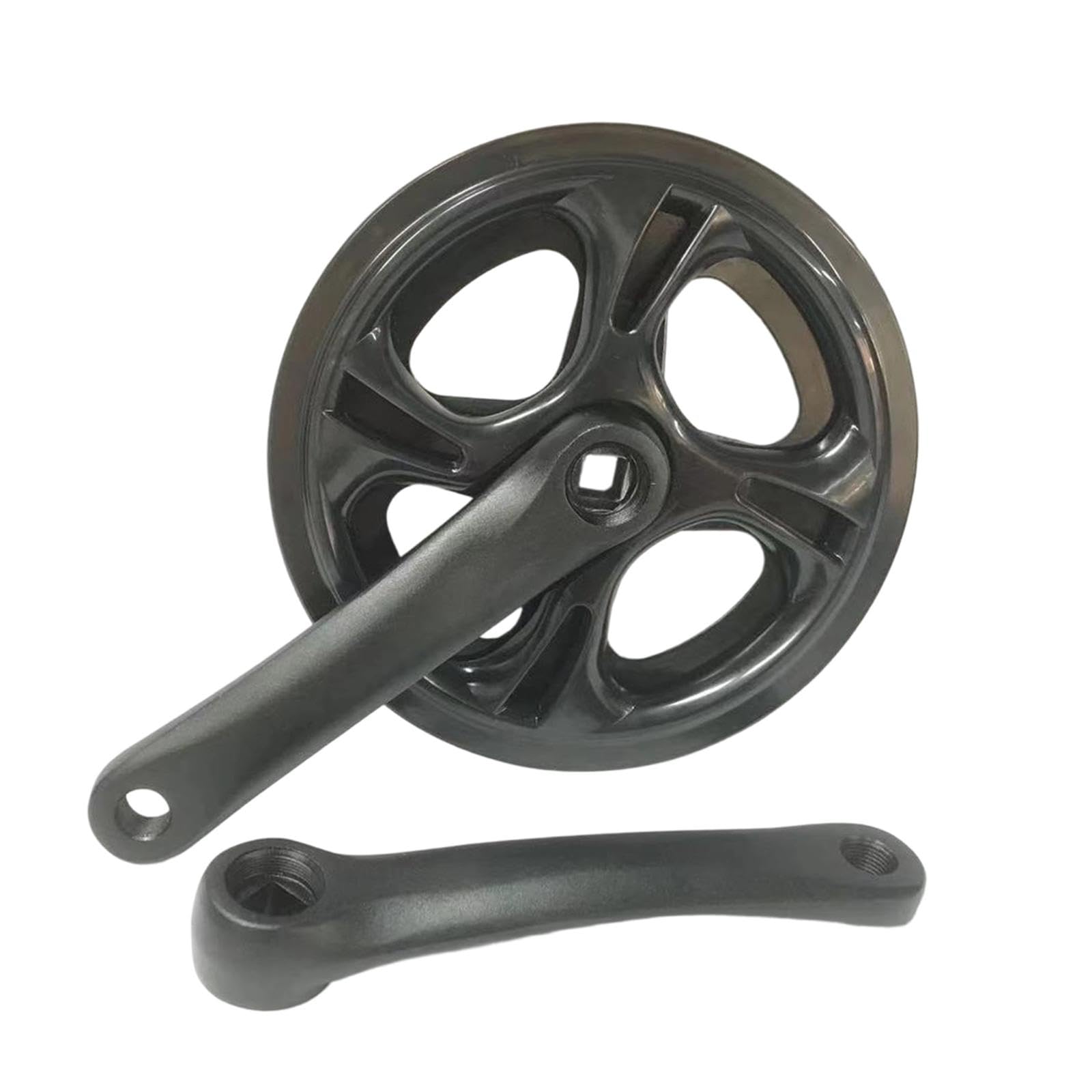 Zxpjkyu 152 Mm 42T Crankset for Folding Bikes, Easy Installation, High Strength,