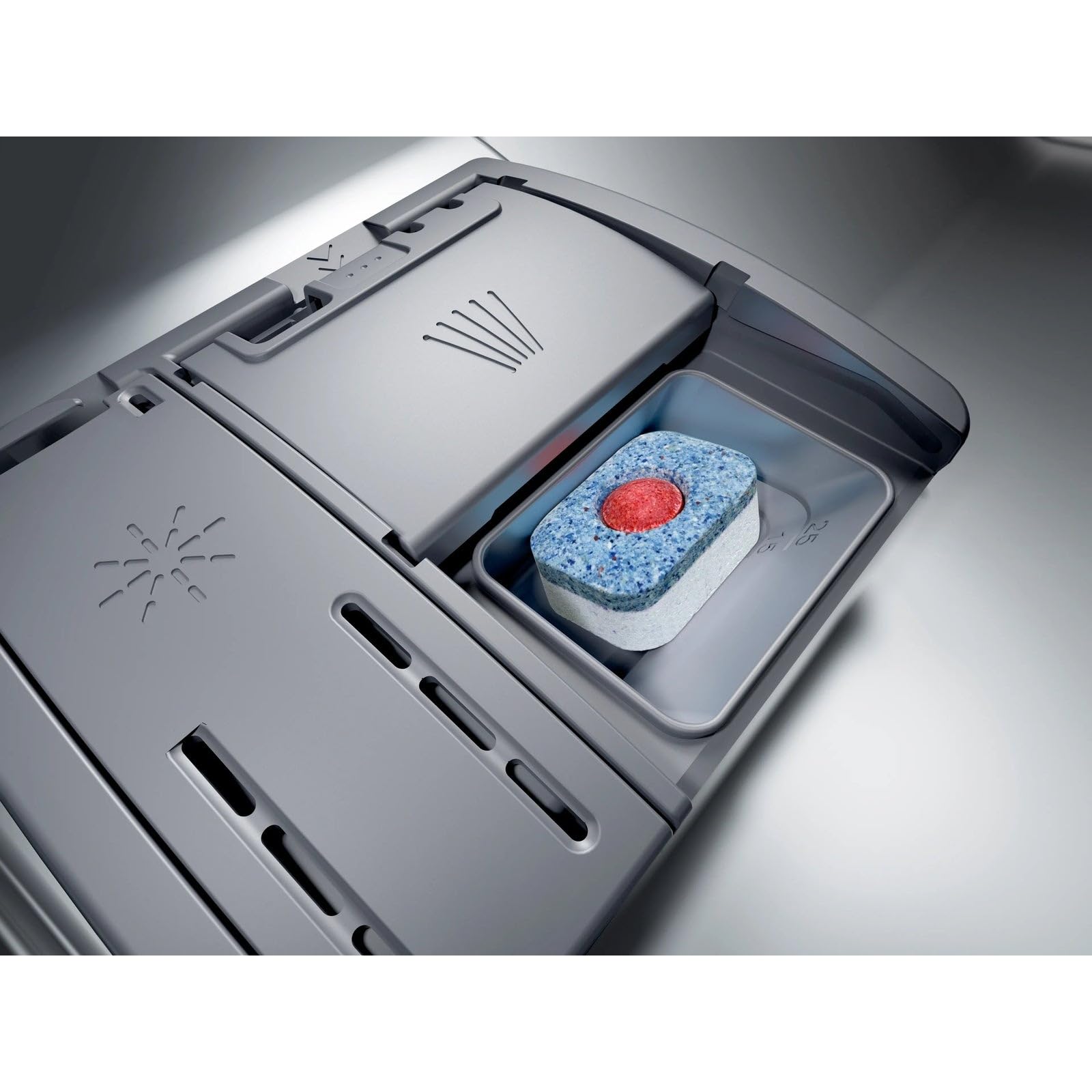 Bosch SPV2HMX42E Série 2 Lave-vaisselle intelligent, entièrement intégré, 45 cm de large, tiroir à couverts, séchage supplémentaire sur simple pression d'un bouton, panier supérieur réglable en