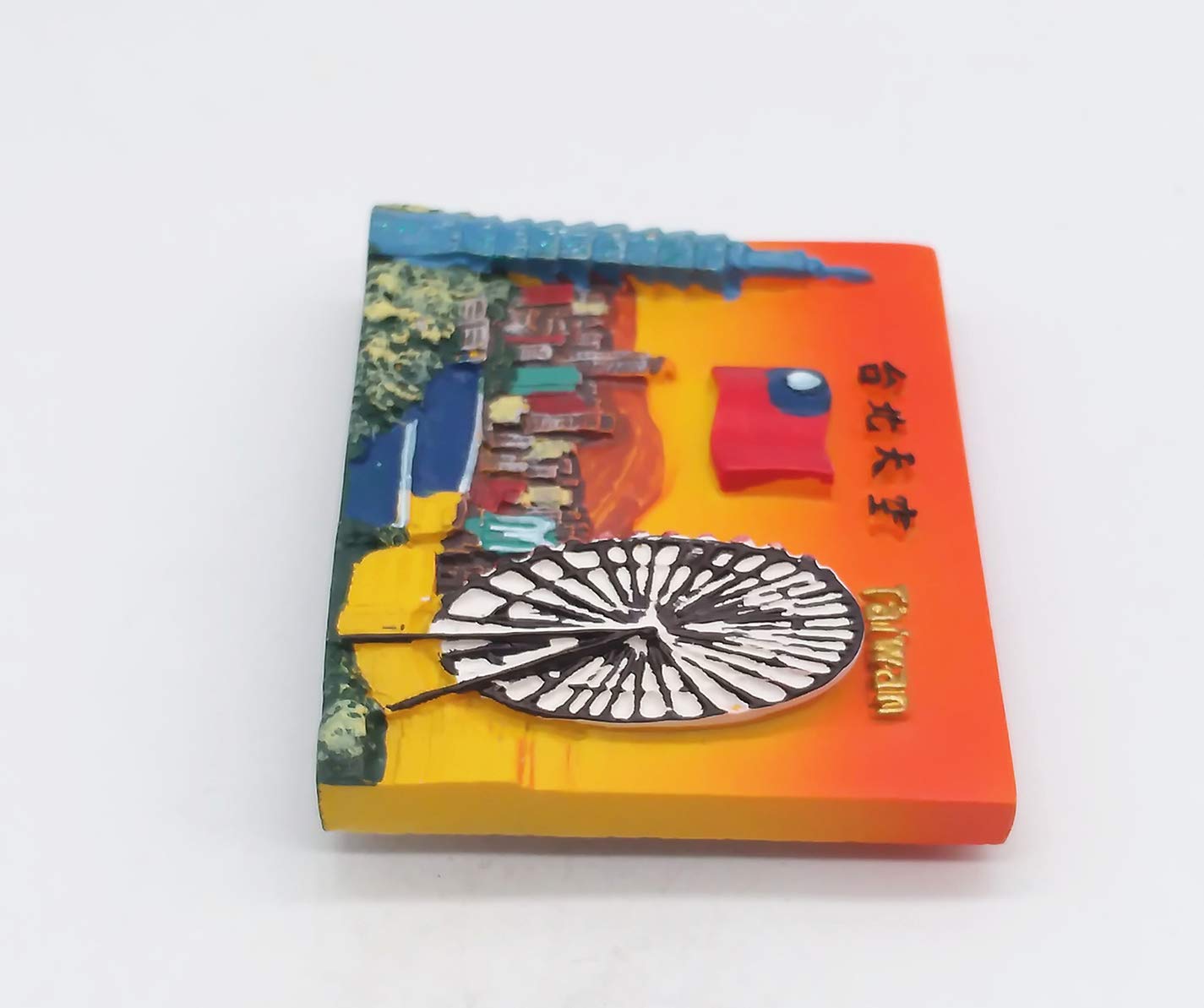 3D Ananas Torta Taiwan Frigorifero Magnete Frigo Souvenir turistici Mestiere di Resina Fatti a Mano Adesivi magnetici Casa Cucina Decorazione Regalo di Viaggio