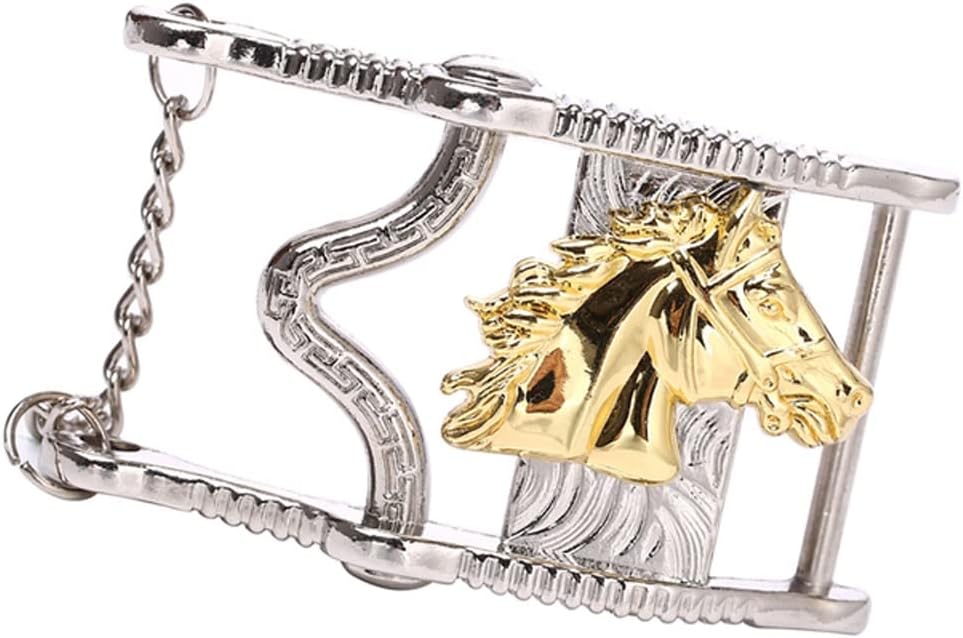 Men Vintage Carved Western Hiphop Horse Belt Buckle Men's Accessories