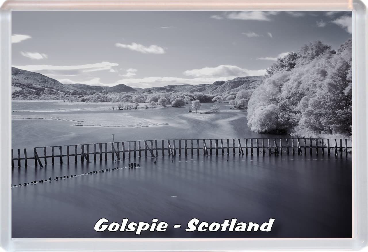 Baked Bean Store Multicolor Golspie - Scotland - 96 X 67Mm Jumbo Fridge Magnet/Magnets Bbsfhm288