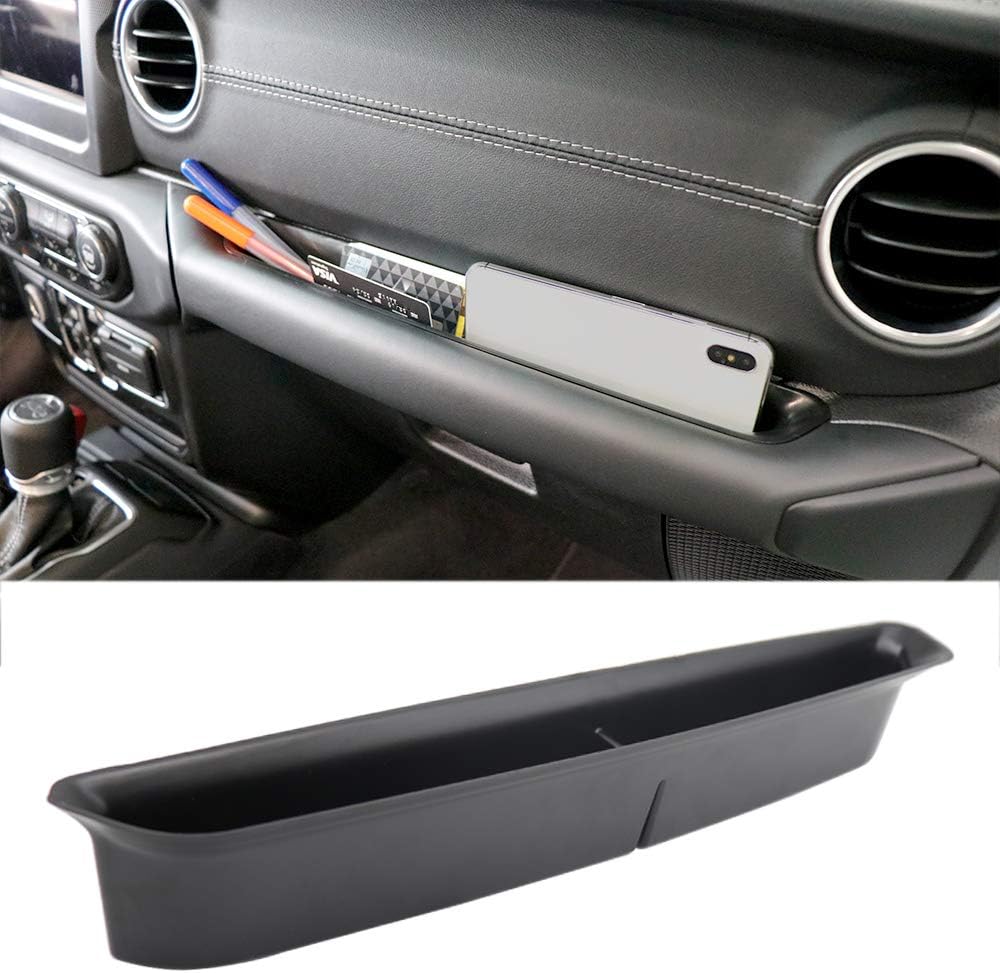 for Wrangler JL Accessories Unlimited 2018-2019 Wrangler JL JLU & 2020 Gladiator JT, Interior jl Accesssories, Organizer Grab Handle Car Box(Black)