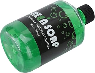 Sabonete verde para salão de tatuagem, sabonete verde para salão de tatuagem portátil leve 500ml para iniciantes de salão de tatuagem