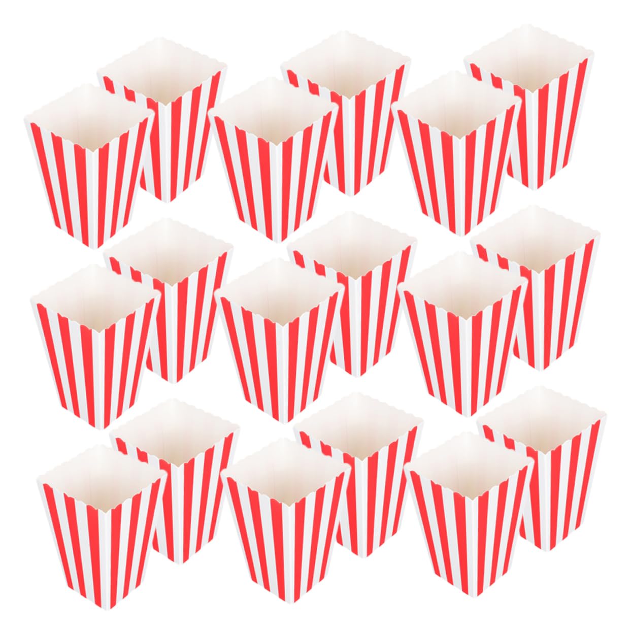 Alipis 50pcs Popcorn Treat Boxes Reusable Movie Popcorn Buckets for Party Supplies