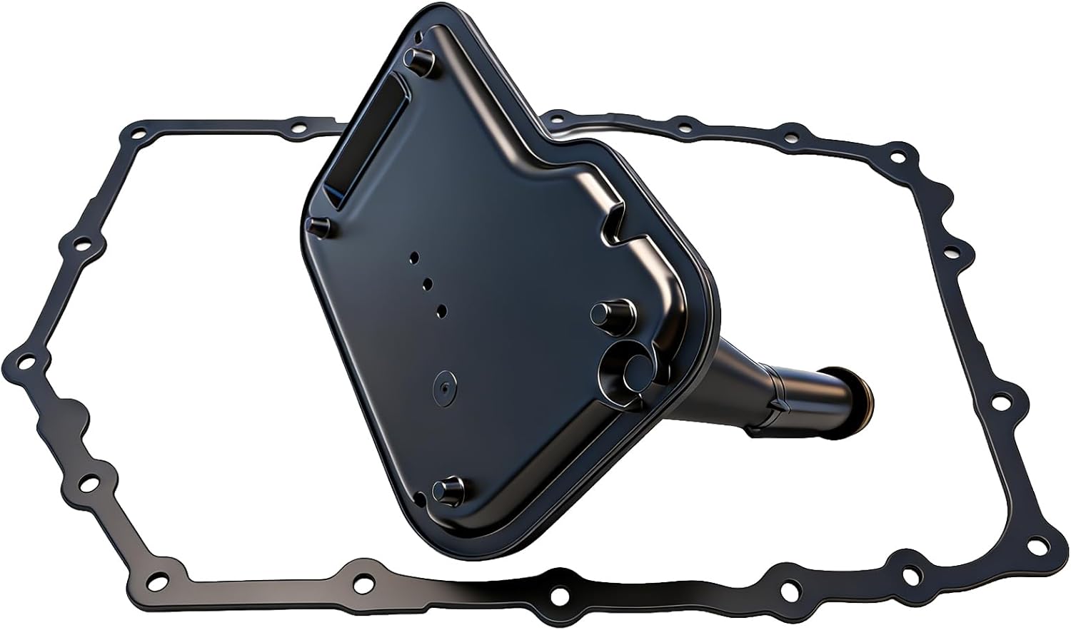 Automatic Transmission Filter Oil Pan Gasket Kit 6L80E 6L90E Compatible with GMC Replacement for Chevrolet Express Silverado Suburban Canyon Savana Sierra 1500 2500 3500 Replaces 24236517 24236933