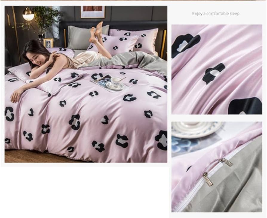 Amazon|夏はアイスシルク4ピースウォッシュシルク寝具のセットです