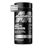 MuscleTech Platinum Multivitamins for Men & Women - Multi-Vitamin Supplement for Immune Support - 18 Vitamins & Minerals, Vitamin A C D E B6 B12 - Daily Workout Supplements for Men - 90 Capsules