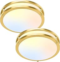 Vista 29 de Lámpara de techo LED de montaje empotrado de 36 W, lámpara de techo LED de 13 pulgadas 3600 LM, lámpara de techo moderna 2700 K/3000 K/4000 K/5000