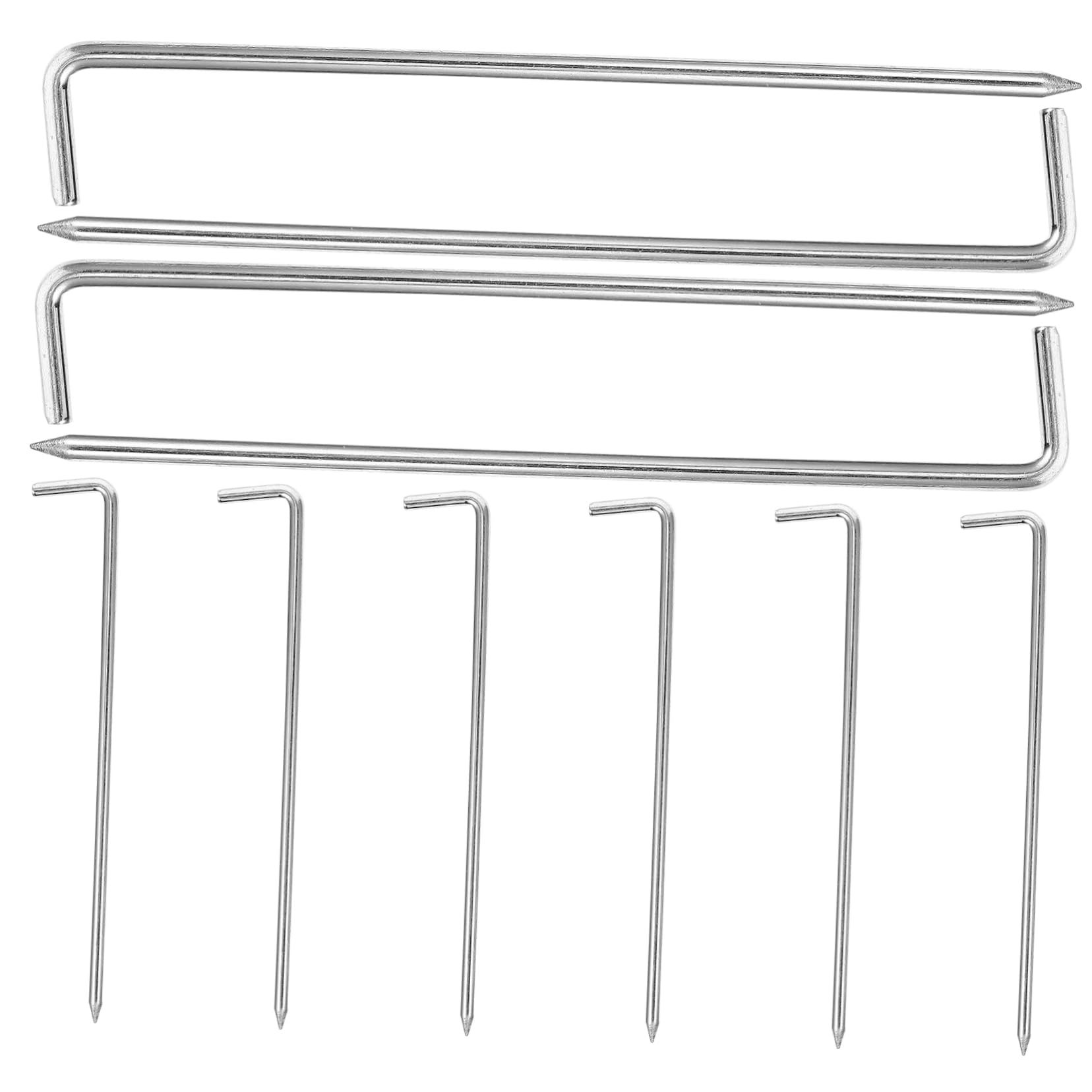 Clavijas de tienda para viento fuerte y suelos duros con estacas de carpas estables