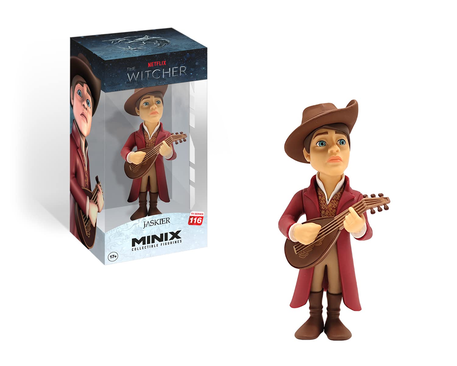 MINIX Bandai The Witcher Jaskier Model | Collectable Jaskier The Witcher Figure | Bandai The Witcher Toys Range | Collect Your Favourite Witcher Figures | The Witcher Merchandise