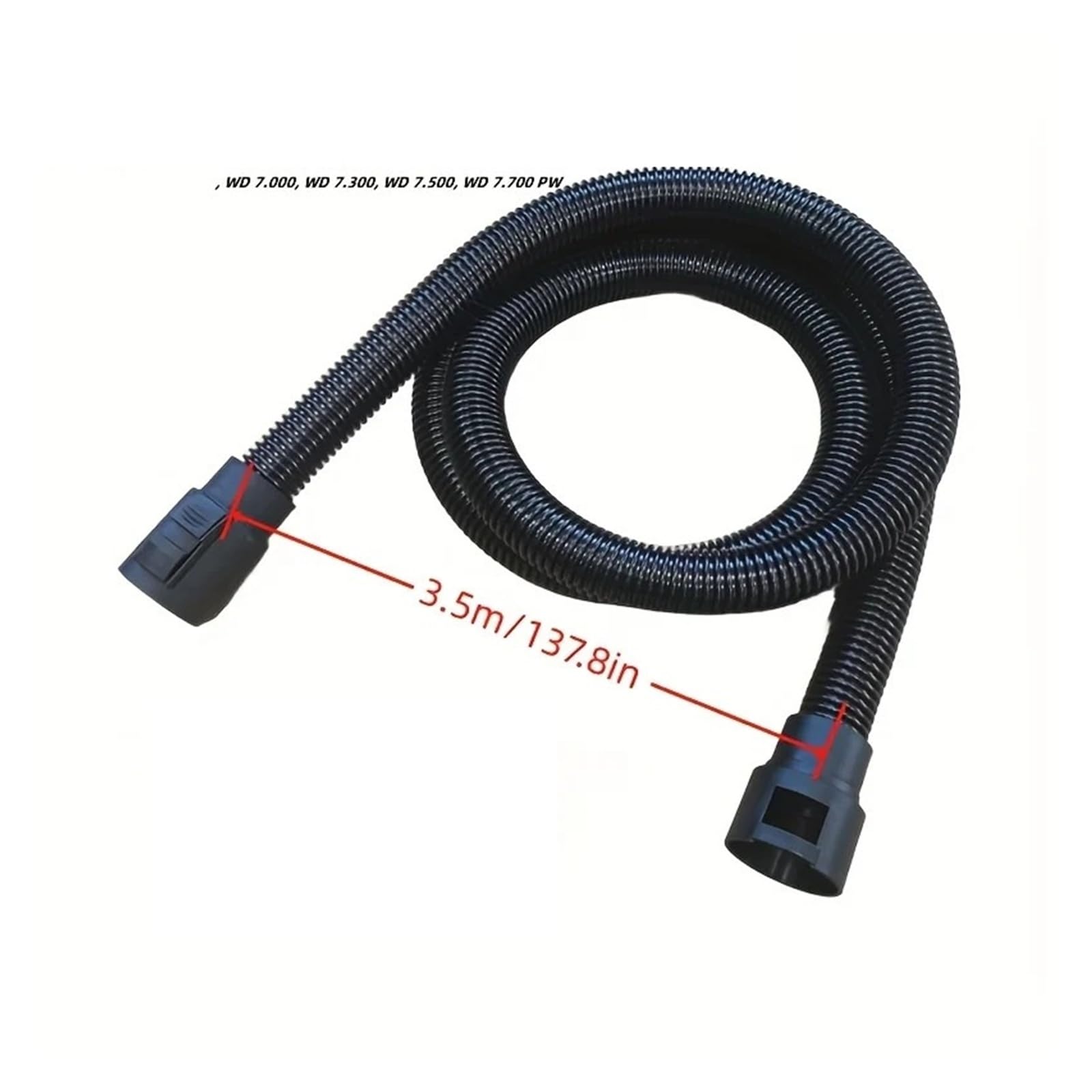 Compatibile Con Karcher, Modelli WD1 WD2 WD3 WD4 WD5 WD6, Tubo Di Aspirazione In Plastica Flessibile Di Ricambio Compatibile For Aspirapolvere Da 2,5 M(3.5M1pcsB)
