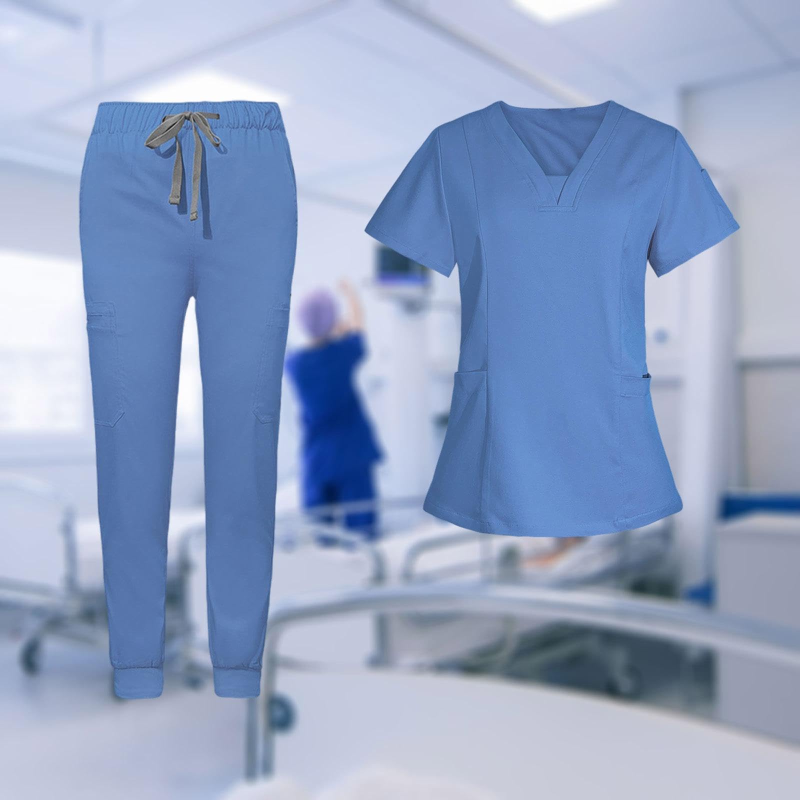 Uniforme de Trabajo para, Ropa de Trabajo, Pantalón con Múltiples Bolsillos, Material Resistente, Suave Y Que No Se Encoge, Parte
