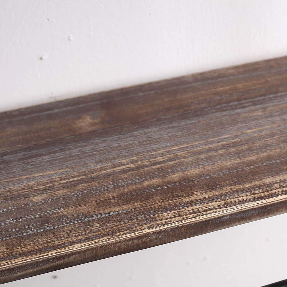 Amazon｜棚 3段 工業用パイプ壁 ビンテージ 素朴な鉄パイプ 壁取り付け