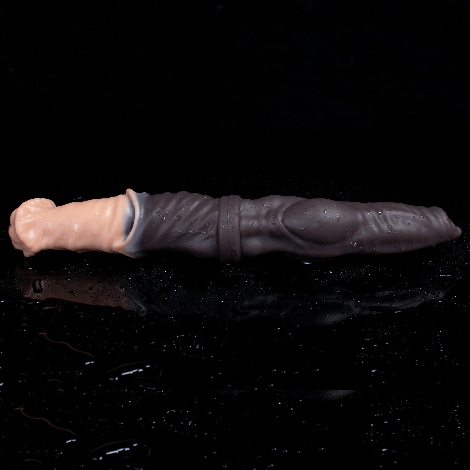 Horse & Wolf Dual-Head Dildo for Women, Realistic Double-Ended Design, Long Silicone Dildos for Men, Animal Double Sided Dildo with Knot, Adult Sex Toys for Couples: D-301