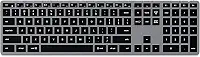 Satechi Teclado Slim X3 Iluminado Bluetooth Keypad Numérico - Teclas Iluminadas e Sinc Varios Dispositivos - Para M2/ M1 MacBook Pro/Air, M2/ M1 iPad Pro/Air, M2 Mac Mini, iMac M1 (Cinza Espacial)
