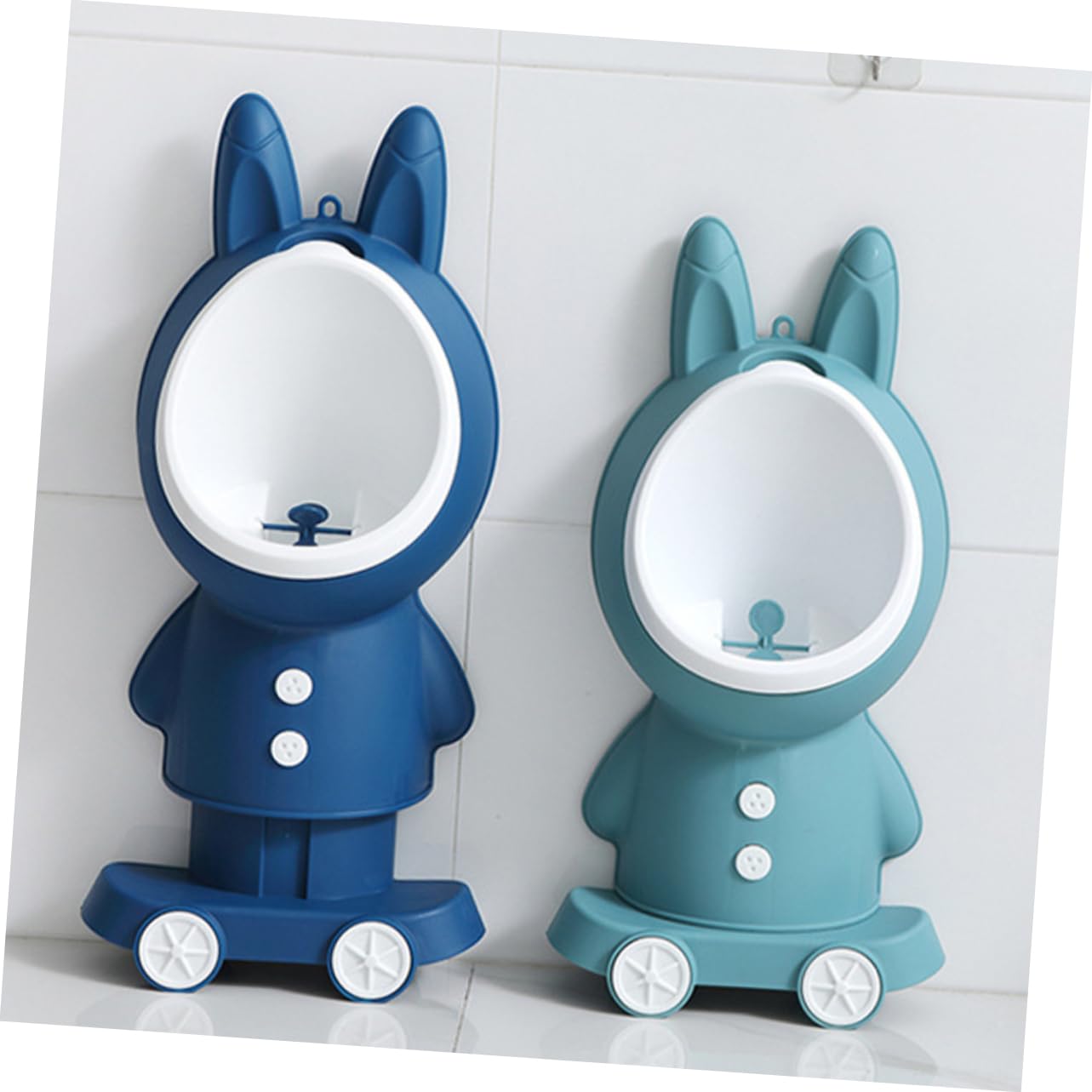 Urinario para Niños Pequeños Azul de Pp con Medida Regulable