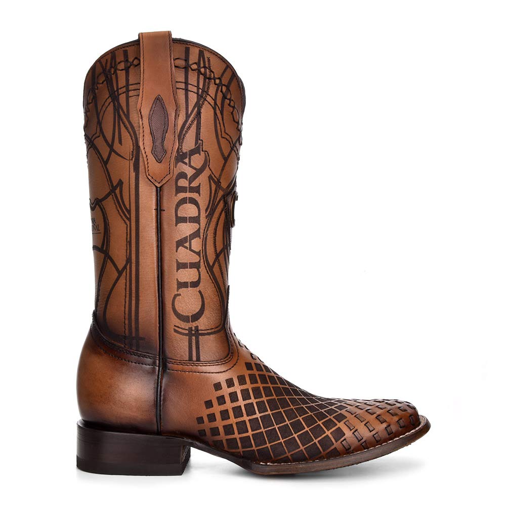 CuadraMen's Rodeo Boot in Genuine Leather Brown
