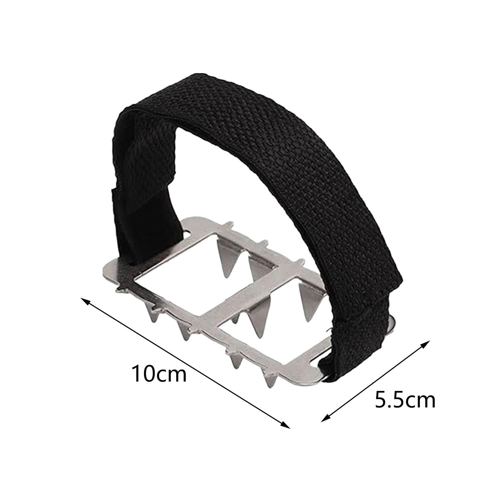 5 Paquetes Crampones Antideslizantes para Zapatos Crampones de Hielo para Nieve Y Hielo Cleats de Tracción Universal Púas Metálicas Resistentes Ajusta