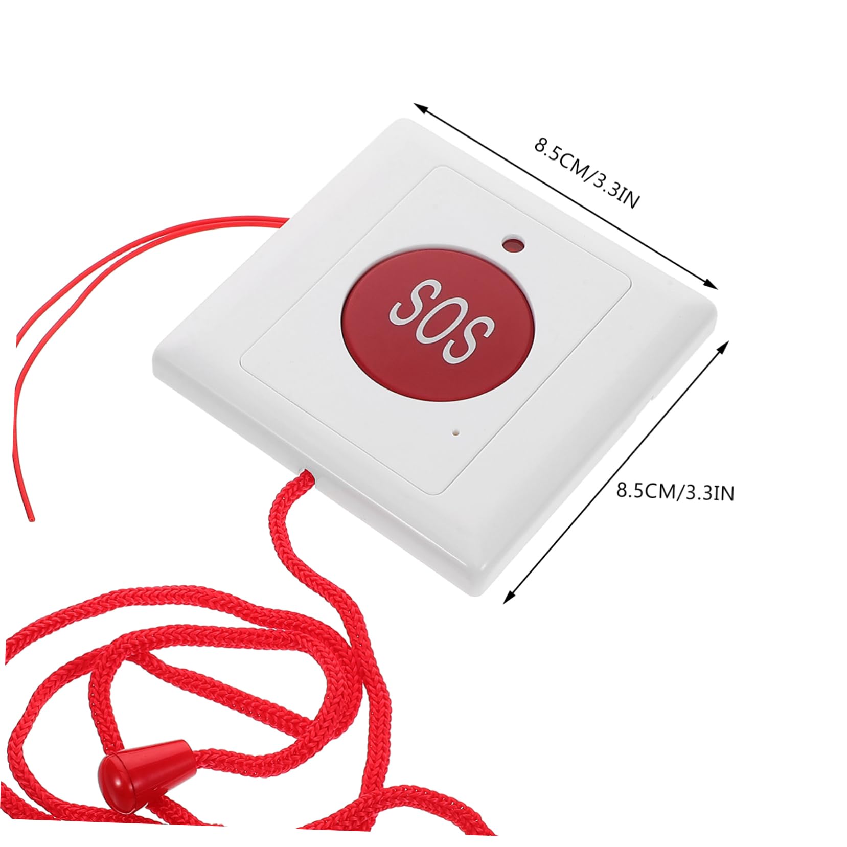 KOMBIUDA S Emergency Call Button Wall Mount Call Button for Seniors Buzzer Alarm Easy to Use Emergency Button Aid for Boys and Girls