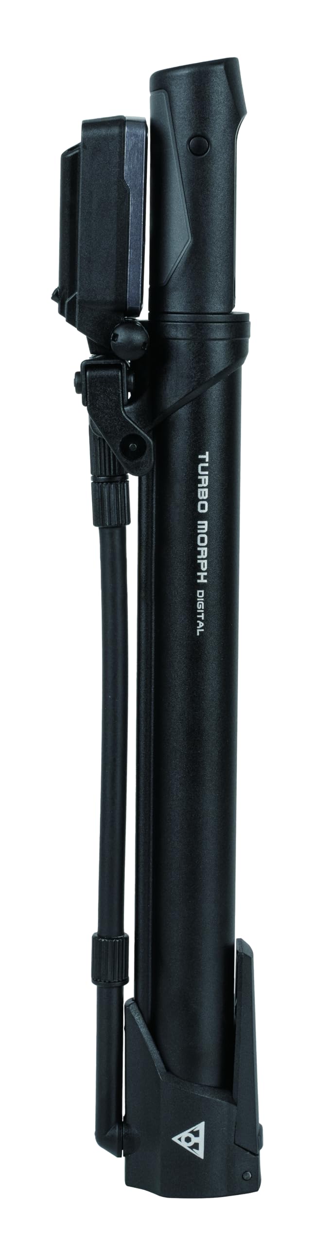 Topeak Morph Turbo Fahrradreifenpumpe mit klappbarem Digitalmanometer