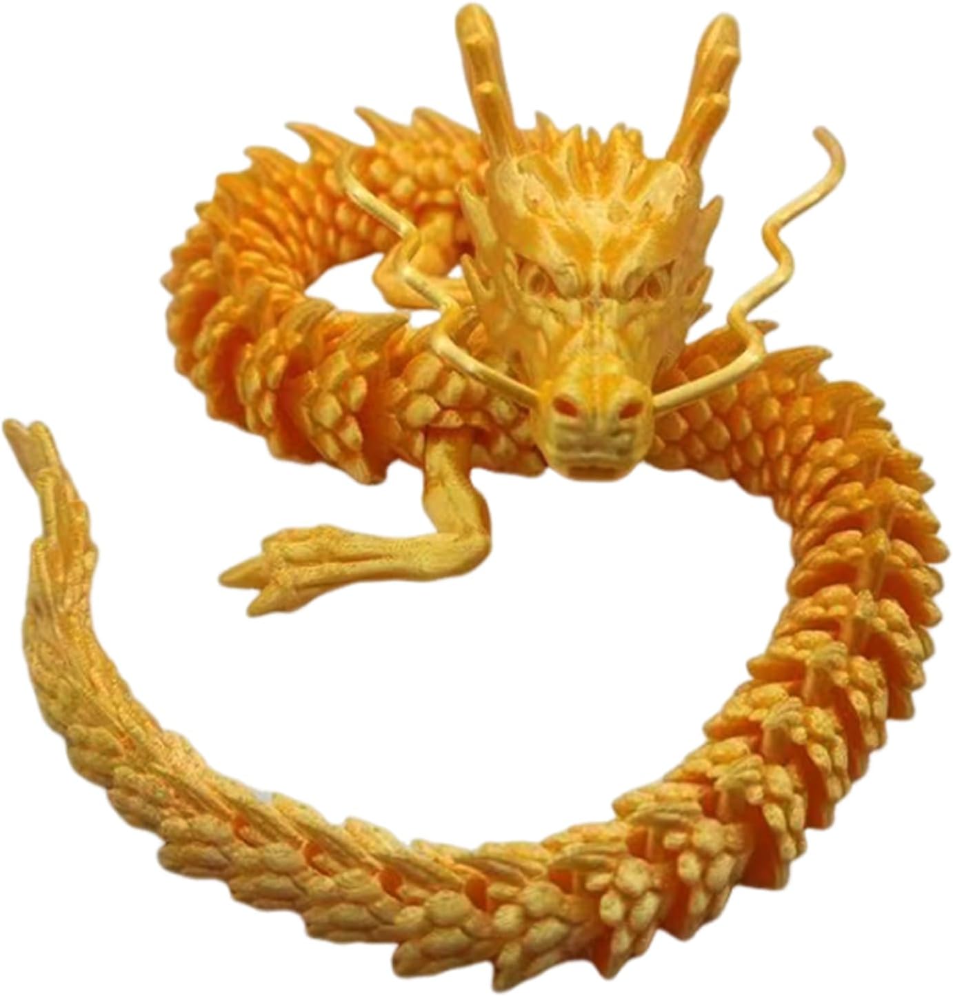 3D Articulated Dragon Large 3D Printed Dragon Action Figures Crystal Dragon Fidget Toy For