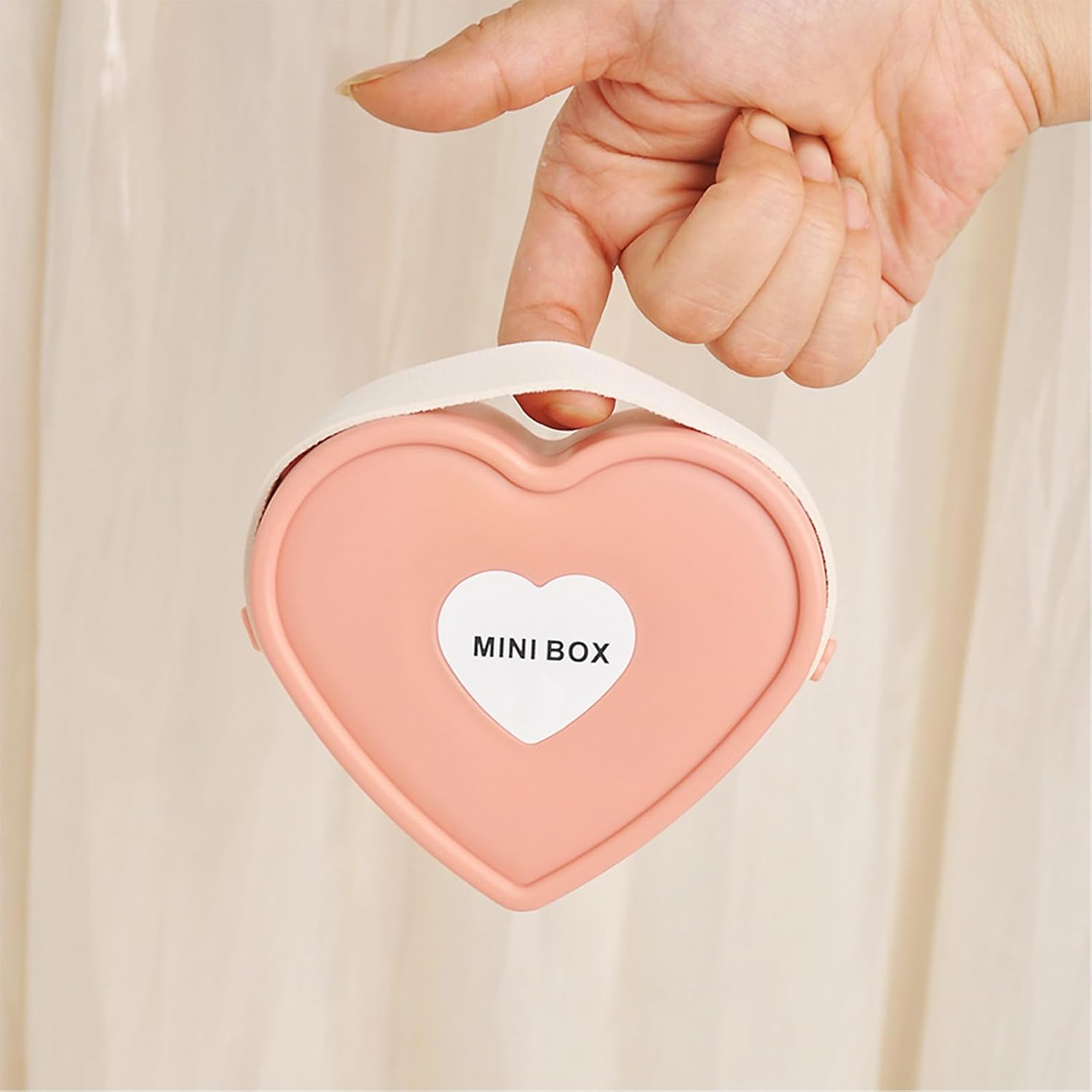 Travel Jewelry Case for Women Mini Portable Jewelry Organizer Box Rings Necklaces Earrings Jewelry Case for Girls Gift image 4