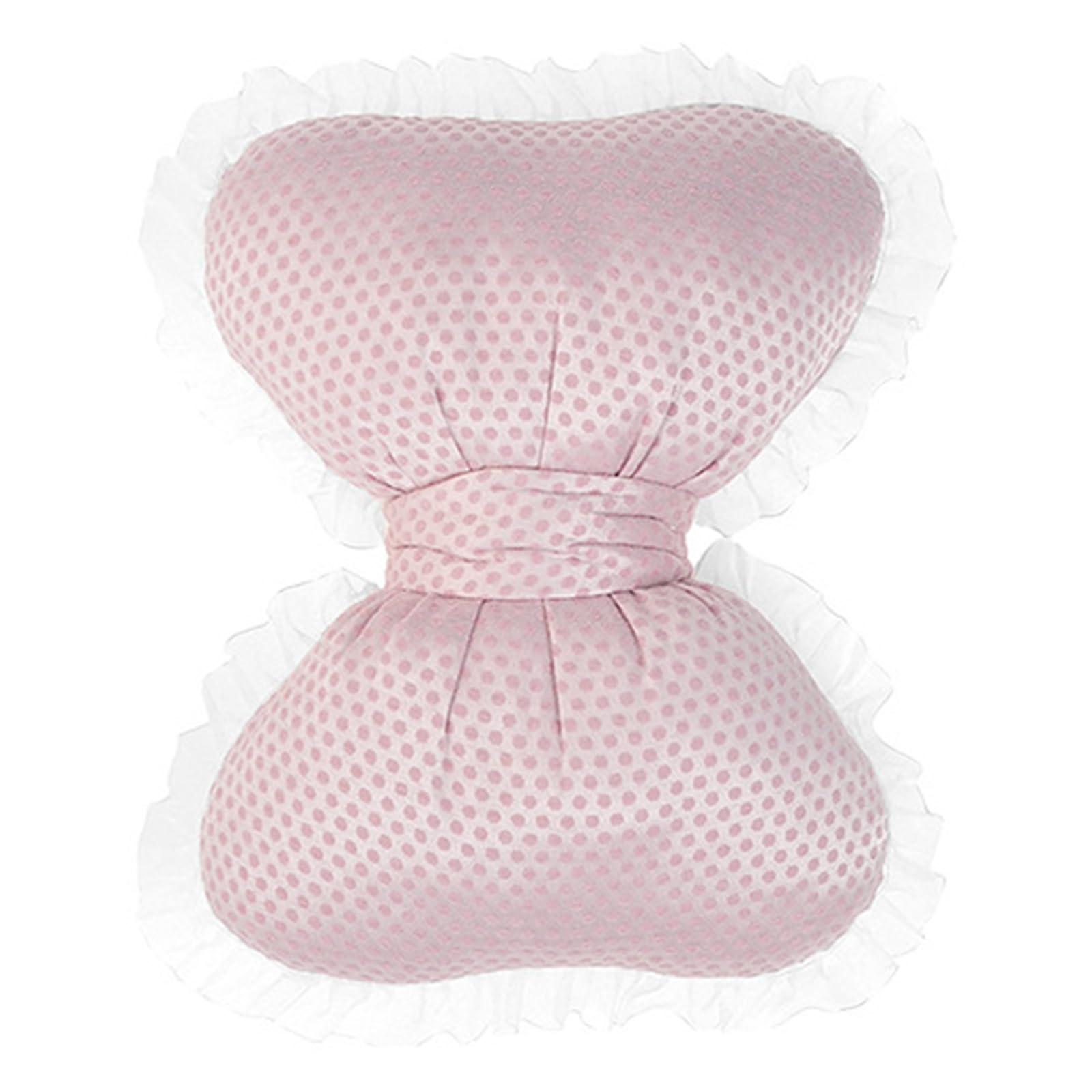 Buxuaaaa Pillow Bowknot Shape for Head Neck Relaxation Living Room Bedroom or Soft PP Filled Decoration Pillow
