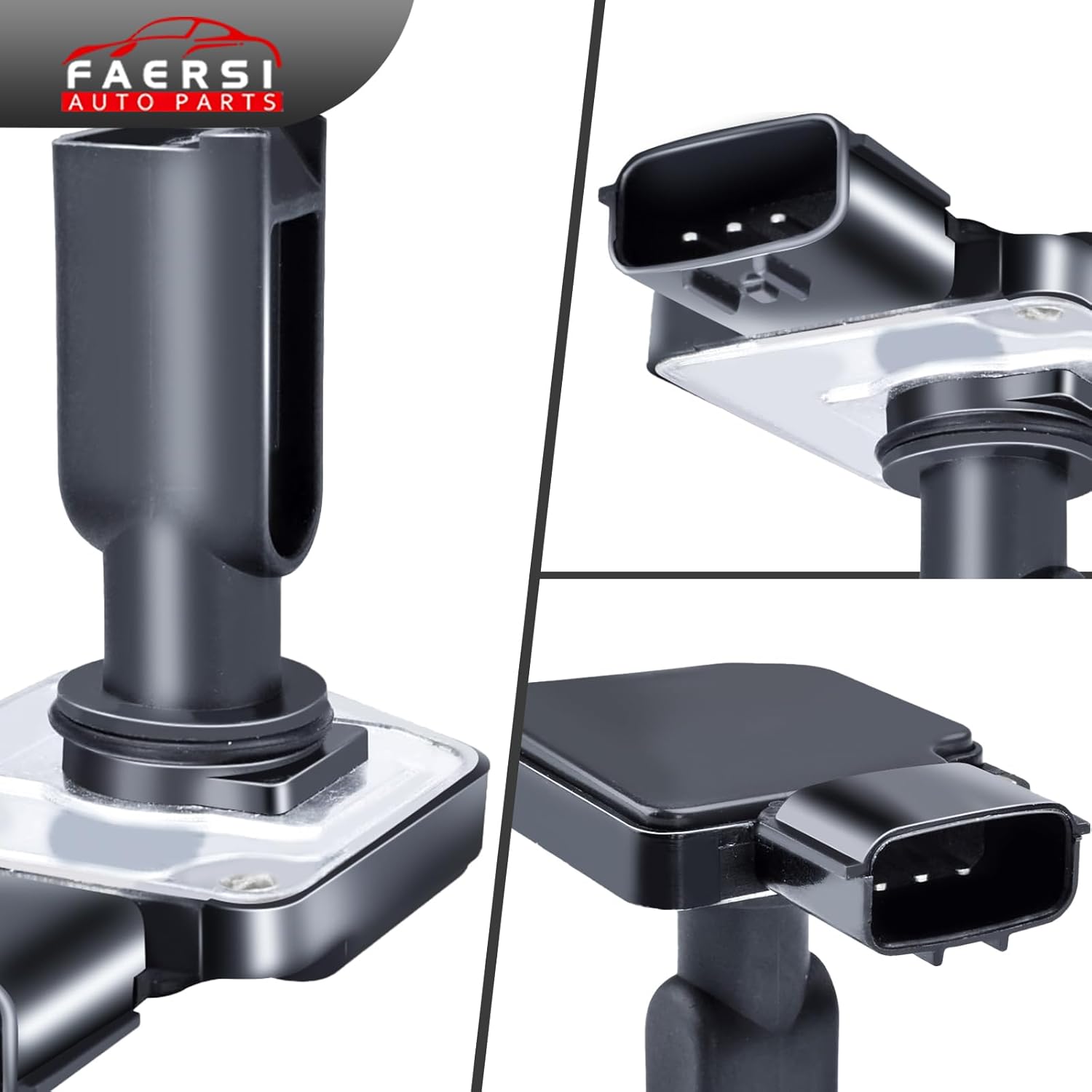 FAERSI Mass Air Flow Meter Sensor MAF 22680-5J000 Replace for Nissan Frontier Pathfinder Quest Xterra 3.3L, 2001-2004 Ford Mustang 3.8L, 1999-2002 Mercury Villager 3.3L & 1998-2000 Infiniti QX4 3.3L