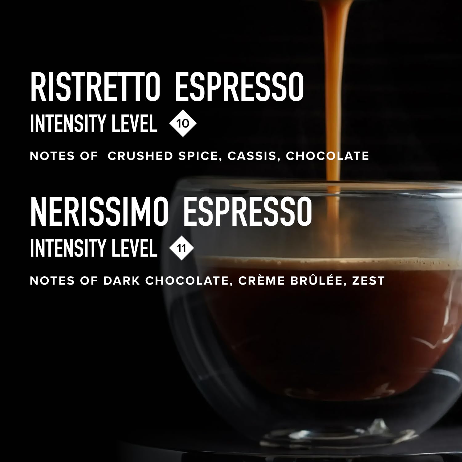 Peet's Coffee, Dark Roast Espresso Capsules Variety Pack, Compatible with Nespresso Original Machine, 100% Arabica Coffee - Intensity 10-11, 40 Count (4 Boxes of 10 Espresso Capsules)