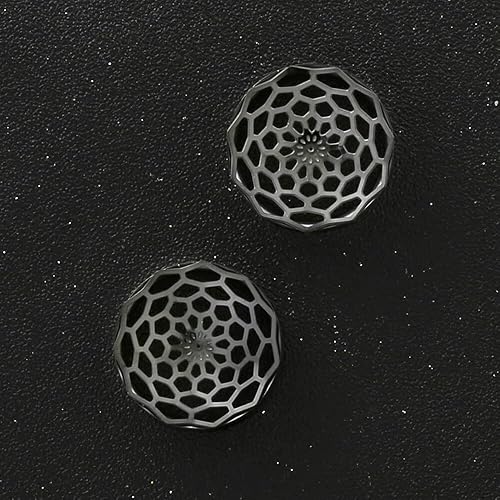 Miniatura 3 de LADEMAYH 2Pcs Vortex Design Size 0g - 1 inch Ear Plugs Gauges for Ears, Stainless Steel 316L Ear Tunnels Gauge Earrings, Hypoallergenic Ear