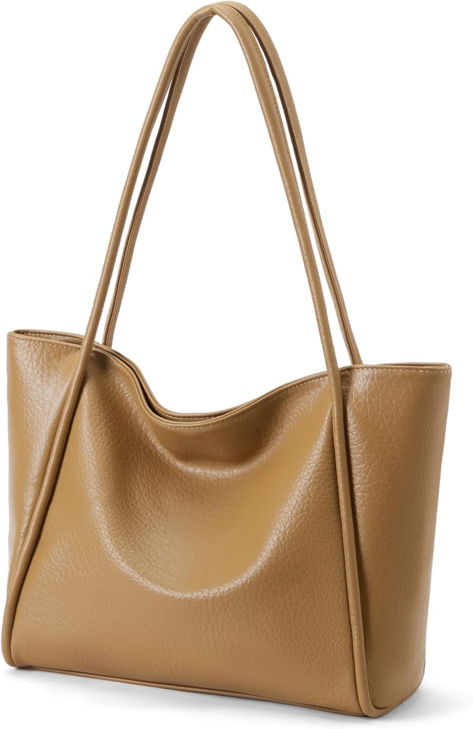 Fashion Tote Bag for Women – Premium Pu Leather Travel Purse and Handbags (Brown)