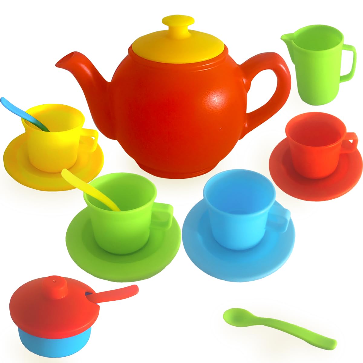 Green Toys Plastic Tea Set For Kids Plastic Tea Set For Toddlers