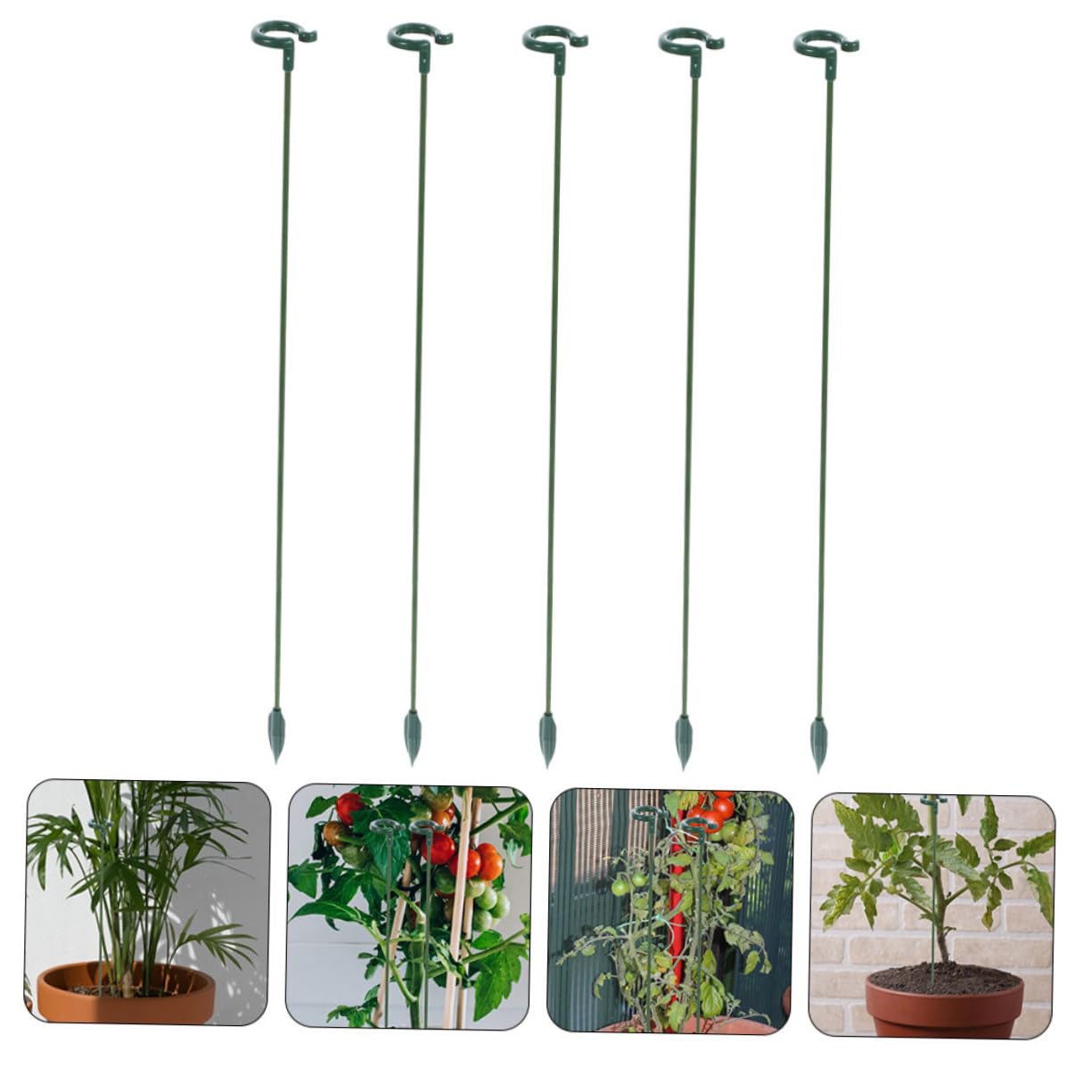 Juego De 3 Soportes Para Plantas, Estanterías De Macetas De 4, 5 Y 6 Niveles, Estantes Altos De Madera Y Metal Para Plantas Soporte Para Mace 96327437