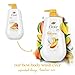 Dove Body Wash with Pump Glow Mango & Almond Butter For 24hr Lotion-Soft Skin Moisturizing Skin Cleanser with No Sulfates No Parabens 30.6 oz