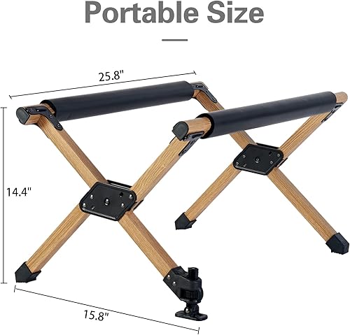 Miniatura 9 de Ablazer Folding Cooler Stand with Carry Bag, Anti-Slip for Camping Hiking BBQ Cooking Picnic Outdoor, Light Weight Foldable Fridge Ice Box Holder