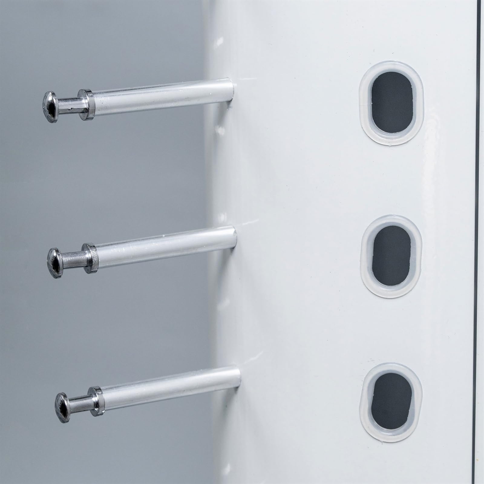Brillenhalte Hochwertiger Desktop-Drehbrillenständer mit Spiegelbrillen-Ladenregalen als Requisiten Brillenständer (Color : White)