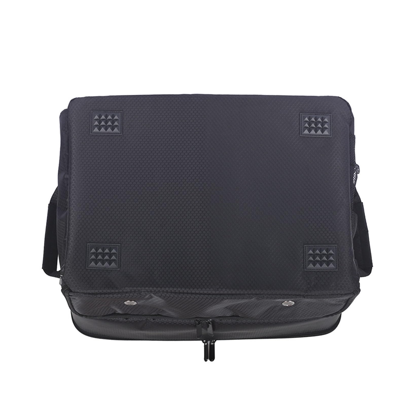 Organizer do Bagażnika Golfisty Składany Organizer Samochodowy z PCV 45x34x26 Cm z 4 Przegródkami 2 Sekcje na Buty Kieszenie Siatkowe do Podróżowania Po Golfie Bagażnik Samochodowy i Dni