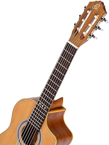 Miniatura 6 de Requinto Series Pro - Guitarra acústica eléctrica de nailon con bolsa
