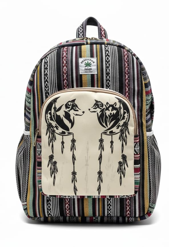 urban hike Eco-Friendly Hemp Laptop Backpack for Men & Women | Handmade Organic & Sustainable Bag | Spacious 25L Rucksack for College, Office, School, Travel & Hiking | Durable, Lightweight & Vegan-picture-46