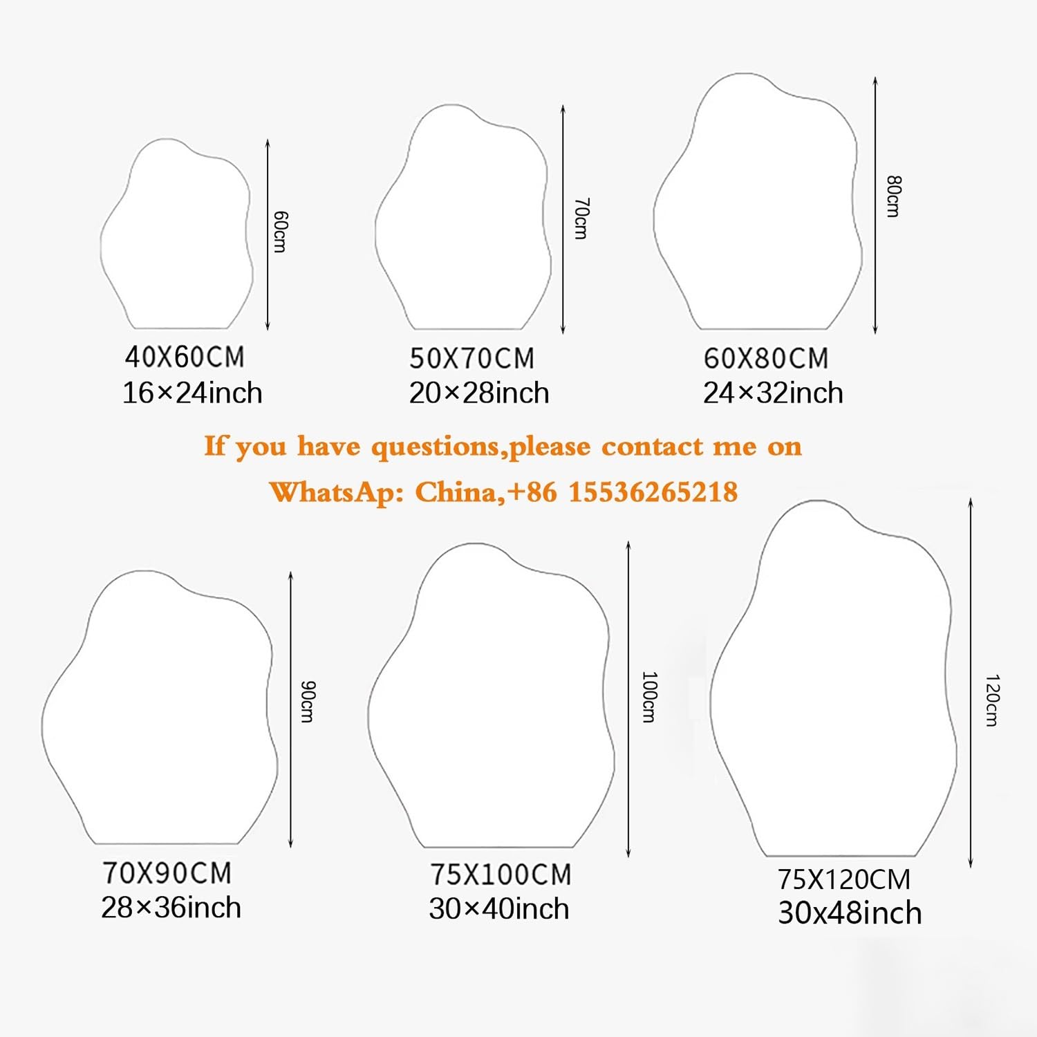 Inteligentne lustro Vani z podświetleniem LED, przeciwmgielne lustro ścienne z 3 kolorami światła, idealne do przedpokoju, łazienki, sypialni (76 x 122 cm)