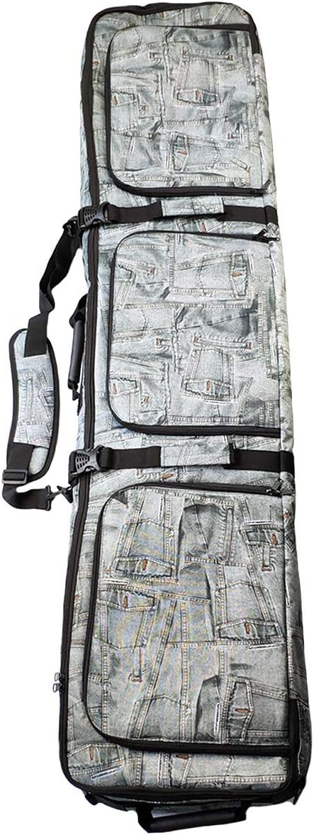 Silfrae Snowboard Bag Snowboard Carry Bag Snowboard Case (Blue, 61.4inch) : Sports & Outdoors