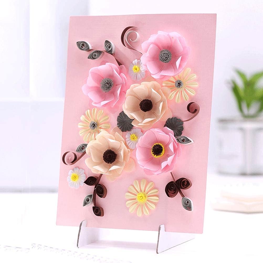 6 PCS Paper Quilling Tools with Quilling Ruler, Rolling Curling Quilling Needle Pen for Art Craft DIY Paper Cardmaking Project