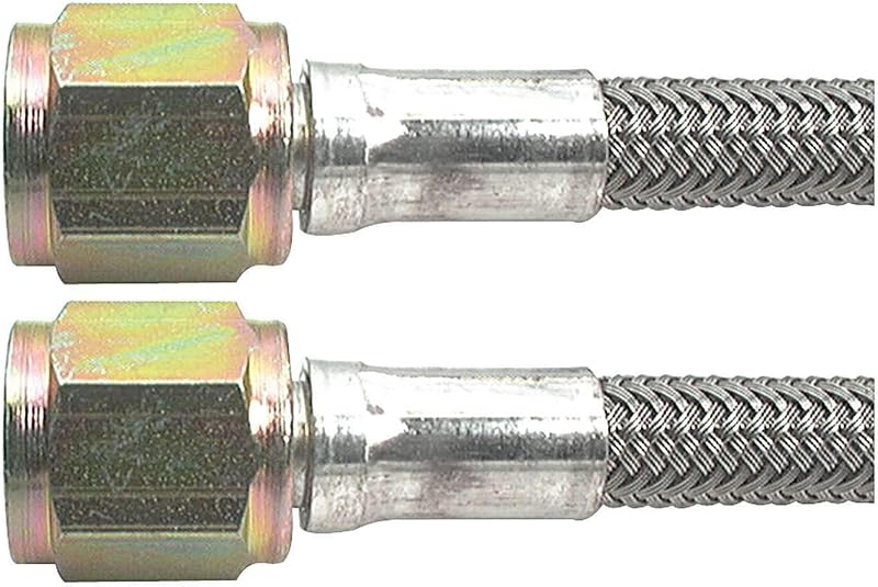 Mangueira de freio AN Allstar Performance trançada em aço inoxidável com revestimento PTFE – 106,68 cm