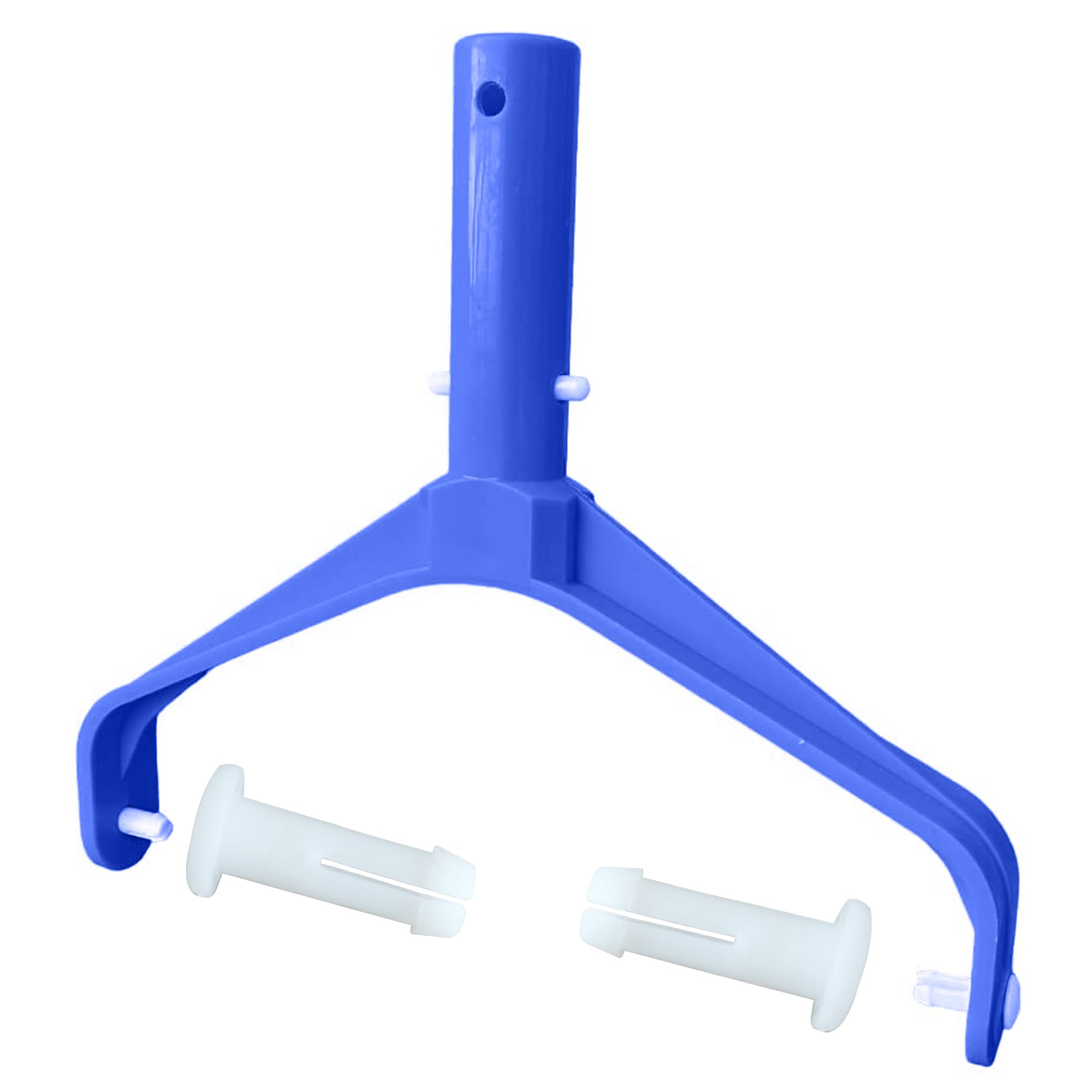 POOLTOOL Swimming Pool Vacuum Head Handle Replacement for 14 & 18 Inch Vacumm Suction Handle & Lock Pin Set (Blue)-image-7