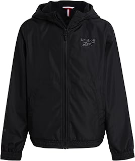 Boys Windbreaker Jacket - Lightweight Polar Fleece Lined Water and Wind ...