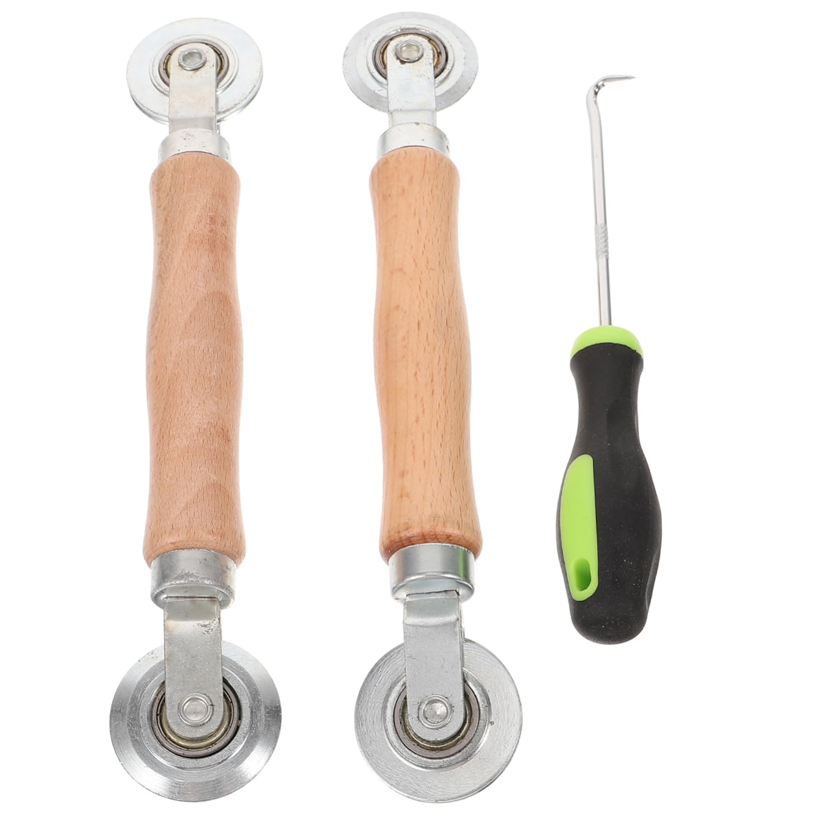 5 Sätze Reparaturwerkzeuge Für Bildschirm Fix Netz Spline Bausatz Hilfe Rollen Siebwalzenwerkzeug Rollwerkzeug Für Fliegengittertüren Bildschirminstallationstool Holz 3 Stück * 5