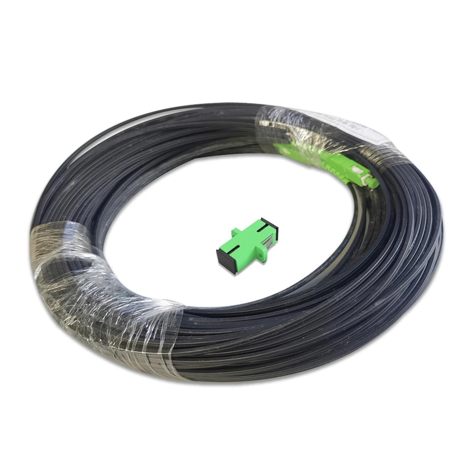 Câble de branchement fibre optique de 50 m - Cordon de brassage optique SC/APC vers SC/APC for FTTH - Rallonge fibre optique monomode